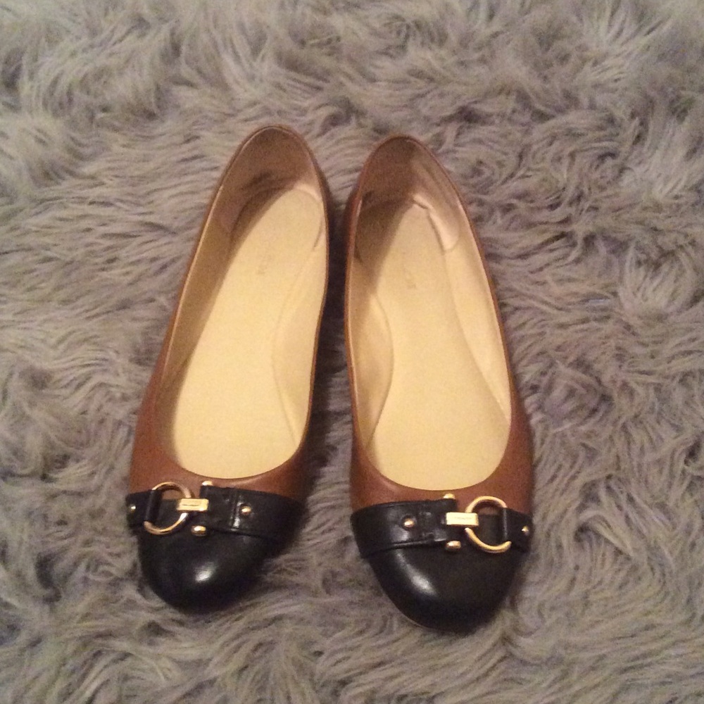 Coach brown flats